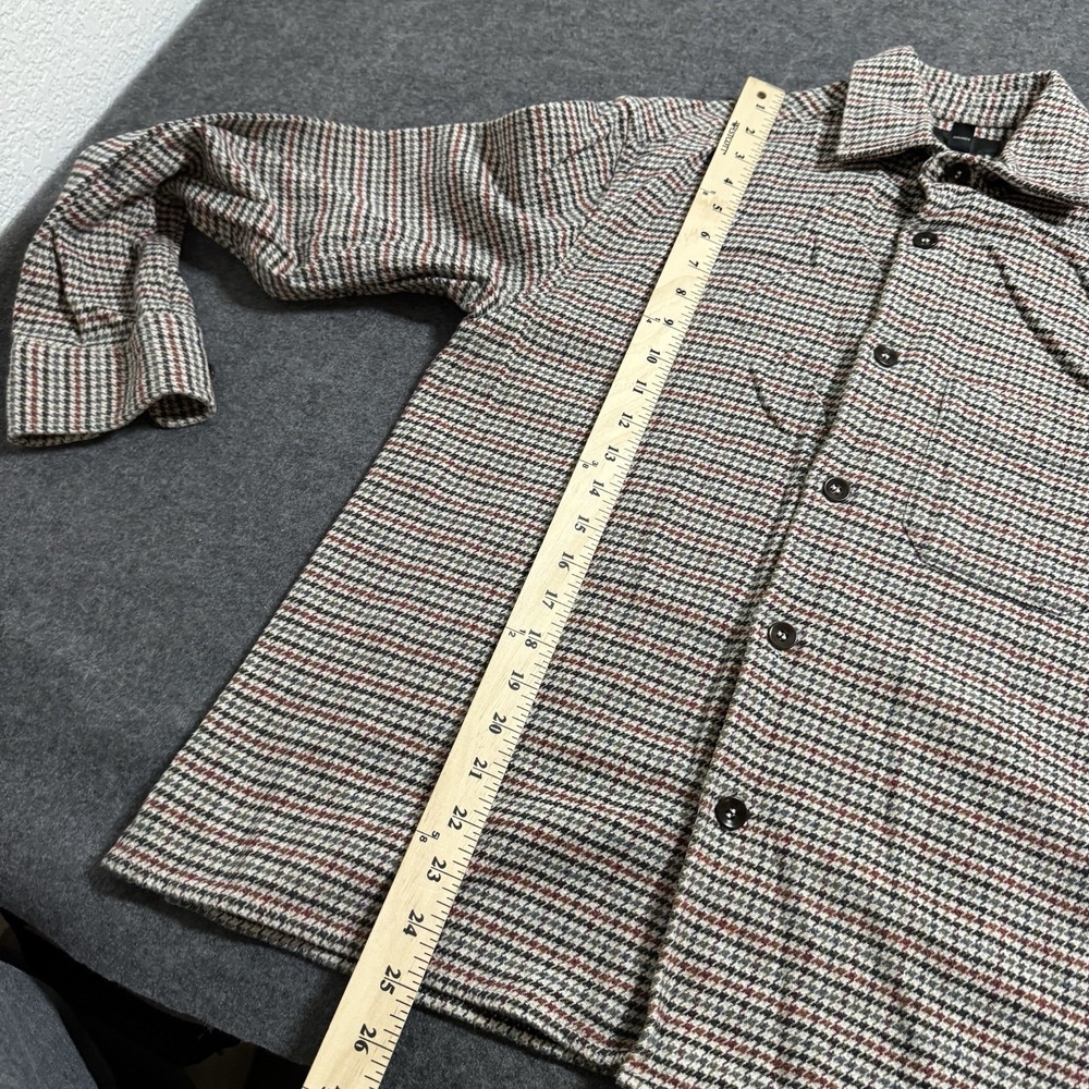 Banana Republic BR‎ Mens Herringbone Heavyweight Flannel Button Shirt Size S - Picture 7 of 7